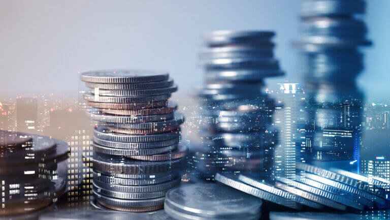 An image of a stack of coins
