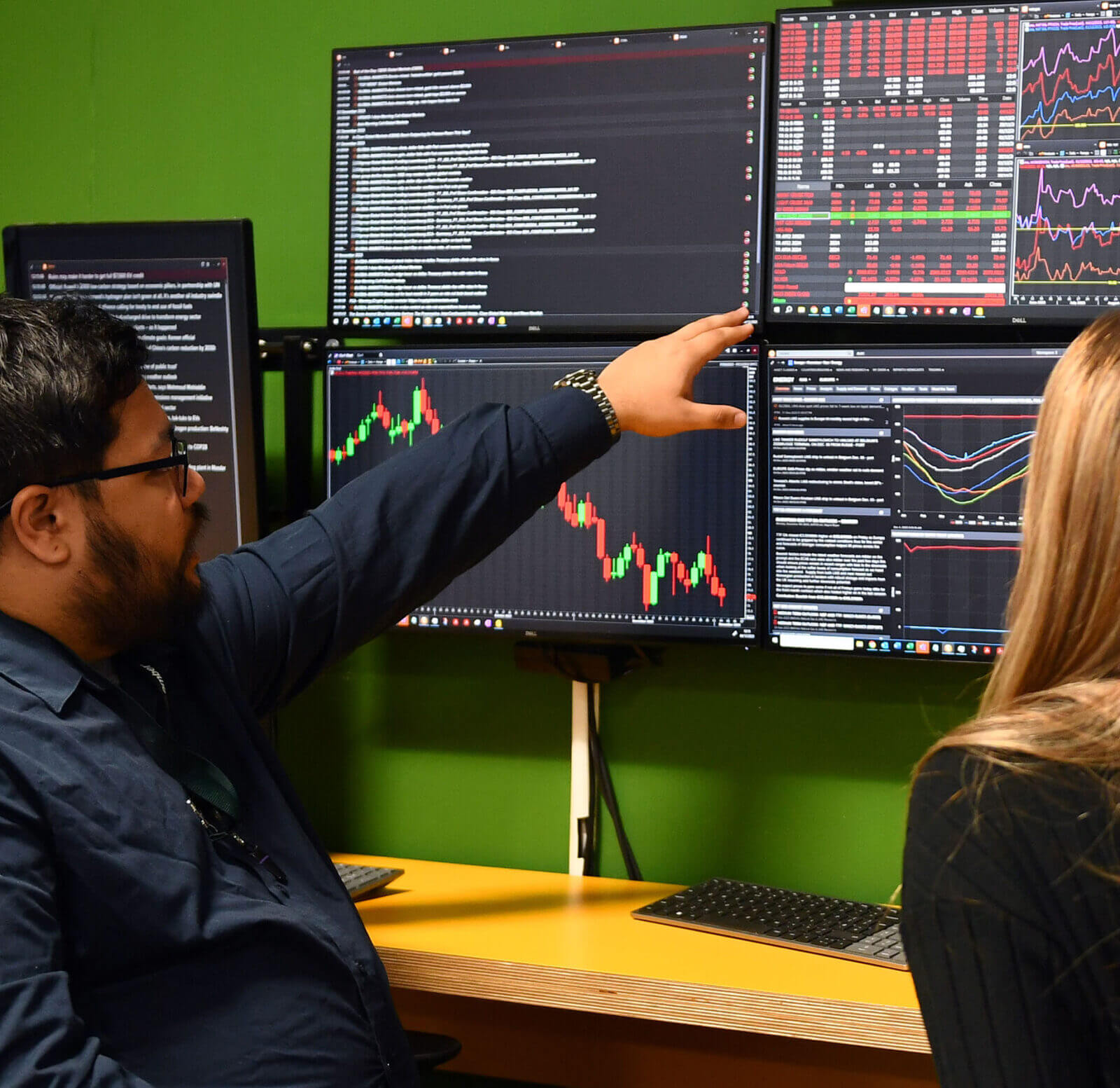 Trading screen